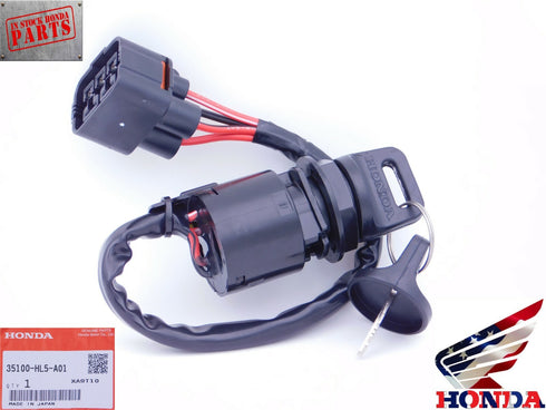 SXS500 PIONEER 500 SXS IGNITION SWITCH WITH KEYS NEW OEM HONDA 35100-HL5-A01